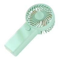 Portable Small Fan Handheld Fan AM4 Battery Operated Lightweight Small Pocket Fan For Office Outdoor Travel Green