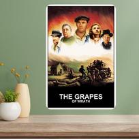 Rūstybės kekės Klasikinis filmas Metalo plakatas 20x30cm（7.8x11.8inch）
