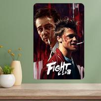 Kovotojų klubas Klasikinis filmas Metalo plakatas 20x30cm（7.8x11.8inch）