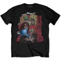 Men's Guns N Roses Stacked Skulls T-shirt X-Large Black 3XL