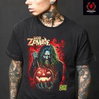 Rob Zombie 'Cavity Colors' Metal Rock Unisex Premium Heavy Cotton T-Shirt XL black