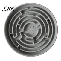 Suction Cup Dog Feeder Slow Bowl, Silicone Maze Prevents Choking, Chew Resistant Bowl Non-Slip Dish for Small to Large Dogs Pet Feeding pilka