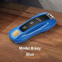 Vienos spalvos ABS automobilio rakto dėklas Dangtelio priedai Porsche Panamera 2017 Cayenne 2018 2019 911 2020 2021 2022 2023 2024 Taycan