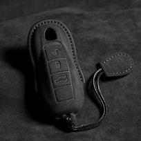 Odinis automobilio rakto dėklas Korpusas Porsche Panamera Spyder Carrera Macan Cayman Cayenne 911 970 981 991 Fob Automobilio Aksesuarai
