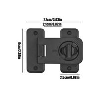 Refrigerator safety lock no-drill household Fridge microwave oven door lock Door Lock Rotating Heavy Duty Refrigerator Lock juoda