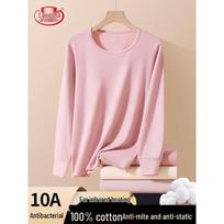 Langsha Women's Cotton Thermal Underwear Set LSCF23743 2XL rožinė