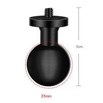 Ball Mount for GoPro Hero 13 12 11 10 9 8 DJI Osmo Action 5 4 Insta 360 X5 X4 X3 GO3 ACE PRO AKASO SJCAM Ball Head Mount Adapter Universal