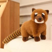 53X25cm Simulation Raccoon Plush Toy Lovely Raccoon Cute Soft Stuffed Animals Doll Pillow for Girls Kids Baby Birthday Gift 53x25 Cm ruda