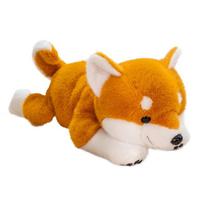 Soft Anime Shiba Inu Dog Plush Toys Stuffed Animal Plushie Lying Puppy Toy Cartoon Throw Pillow Nap Sleep Bed Cushion Gift 30cm ruda