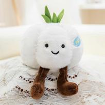 20cm Animacinis Daržovių Pliušinis Lėlė Morkos Brokoliai Moliūgai Baklažanai Kukurūzai Grybai Pliušinis Žaislas Namų Dekoras Dovana Vaikams about 15-20cm white