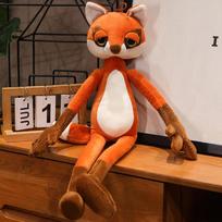 Hot Forest Animal With Long Arms Series Plush Toys Cuddly Cartoon Tiger Lion Monkey Fox Elephant Doll Funny Decor Gift For Kids 35-40cm žirafa