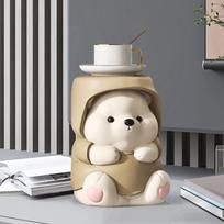 Creative Bear Figurine Office Sculpture TV Stand Arrangement Shelf Decor Resin Animal Statue ruda