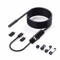 8mm 1080P Endoscope Automotive Boroscope Inspection Device Camera For Apple Iphone IOS Smart Phone Android Type C Cars Mobile 1m