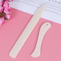 2Pcs/set Bone Folder Craft Tools Leather Scoring Folding Creasing Paper Accessory