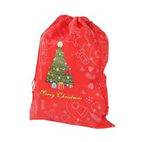 New Snowman Christmas Drawstring Bag Large Capacity Elk Xmas Present Sack Reusable Candy Bag Party Supplies 14x16cm