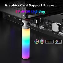 5V 3Pin ARGB Graphics Card Holder Adjustable Telescopic Rotary GPU Support Bracket Aluminum Alloy Magnet Base for ATX/MATX/ITX China Mainland