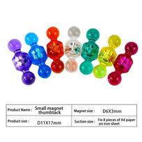 Strong Noticeboard Pin Magnets Fridge DIY Whiteboard Uses in Office Advertising Education and Other Pur 10pcs
