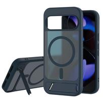 For Google Pixel 10 Pro XL Dofee Magnetic Case TPU+PC Magsafe Charging with Stable Stand Protection Back Cover For Pixel 10 Pro XL mėlyna