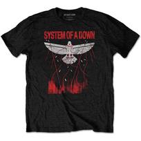 System Of A Down Unisexs Dove Overcome Tshirt Black S