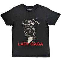 Lady Gaga Unisex TShirt Leather Jacket (Small) S
