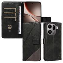 for OPPO Find X9 Pro PU Leather Protective Leather Wallet Flip Phone Case Magnetic Closure with Card Slots Holder juoda