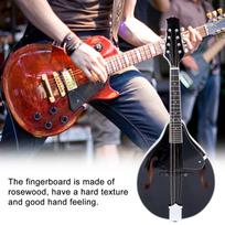 Mandolin 8‑String Instrument Black with BagCelsiusStringsCelsiusWipeCelsiusTunerCelsiusCelsiusPicksCelsiusScrewCelsiusWipe