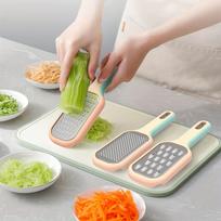 Multi-Function Vegetable Grater - Shredder, Potato and Garlic Mincer for Kitchen one size