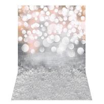 1.5 * 2.1m/5 * 7ft Fotografijos fonas Blizganti šviesa Bokeh taškas silver light spot