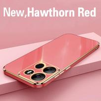 Prabangus kvadratinis dengtas dėklas Infinix Smart 7, telefono dėklas Infinix Smart 7 HD, silikoninis galinis dangtelis Infinix X6515 X6516, Fundas For Infinix Smart 7 vyno raudonos spalvos