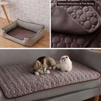 Good Teddy Mattress Dog Cooling Ice Pad 1PC High Quantity Cat Cushion Cool Bed Gel Pet Supplies Summer Keep Dog Bead Mat Pet 50cm by 40cm kava