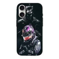 Coque - Lewis Hamilton - Iphone 16 Plus - Noir - Black Panther - Souple juoda