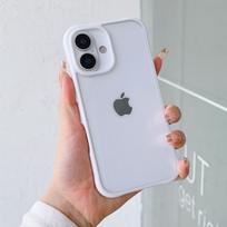 Saldainių spalvos rėmelis skaidrus telefono dėklas iPhone 16 15 14 13 11 12 Pro Max Mini XR XS X 7 8 Plus SE skaidrus kietas akrilinis dangtelis iPhone 16E balta