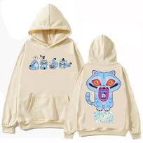 KPop Demon Hunters Tiger Hoodie Harajuku Pullover Tops Sweatshirt Gift Sweatshirt Hooded Casual Female Fashion S