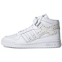 adidas Forum Mid Balti Juodi Moteriški Kedai Debesėlio Baltumo Pagrindinės Juodos Spalvos GY0819 35½