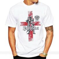 - Poland Polska Knight, Proud and Polish Loyalty Print Summer Short Sleeves Fashion Short-Sleeved Mens T-Shirt S