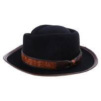 Vintage Boater Hat Fedora Top Hat Prom Costume for Outdoor Gatherings Activities juoda