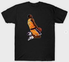 Kobe Bryant Lakers Short Sleeve  Mens Unisex S-3XL Black Fan Art Unisex T-Shirt XL