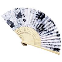 Japoniškas gėlių rankinis vėduoklis muzikos festivaliui, šokių dovanai, pasirodymams, namams