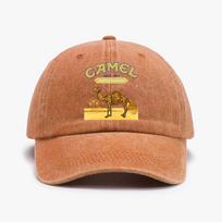 1  CAMEL  printed baseball cap outdoor fashion accessories, adjustable, lightweight, trendy, handsome unisex, can be used