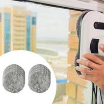 8 vnt. keičiamos šluostės langų valymo robotui Lengvai valomos Valymo šluostė Langų valiklis Plaunama valymo šluostė Daugkartinio naudojimo pilka