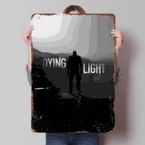 Dying Light Game Tin Plaque Poster Customized Wall Art Retro Vintage Metal Signs for Man Cave Coffee Bar Accessories Wand Deko 7.9x11.8In(20x30cm)