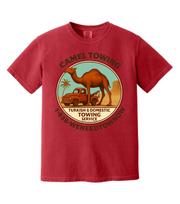 Funny Camel Towing T-Shirt Vintage Graphic Off-Road Humor Retro Truck Tee 160