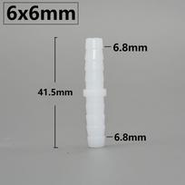 4/6/8/9/10/11/12mm PE Food Grade Reducer Direct Connectors Aquarium Tank Air Pump Adapter Irrigation Hose Joint