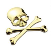 3D Metalinis Kaukolės Skeletas Kryžiuočiai Automobilio Motociklo Lipdukas Sunkvežimio Etiketė Emblema Ženklelis Lipdukas Logotipas Automobilio Stiliaus Apdaila black