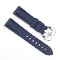 Silicone Watch Strap 20mm 22mm 24mm Waterproof Watch Band Silver Black Buckle Universal Sport Bracelet Replacement Wristband 20mm