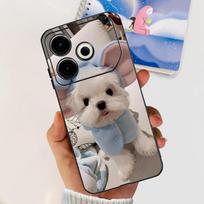 2024 Fashion Case For Tecno Pova 6 Neo Black Silicone Soft TPU Back Cover For Tecno Pova 6Neo 4G Phone Cases Tecno Pova 6 Neo