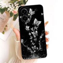 For Honor 400 Smart 400 lite 400Pro Honor400 Phone Case Daisy Flower Butterfly Bow Pattern Casing Soft Liquid Silicone Cover Bag Honor 400 Pro
