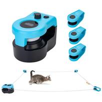 Cat Toys Cat Wheel Exerciser Latest Cat Treadmill For Indoor Adjustable Speed Artificial Interactive Hunting Cat Plaything With Remote Con