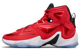 Nike Lebron 13 On Court Lace Up Non slip Lightweight High top Basketball Shoes Men's Away Red 807220-600 41