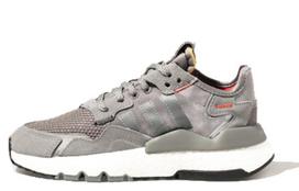 Adidas Originals Nite Jogger J Low top Kids Lifestyle Shoes Gray Silver EE6490 36.5